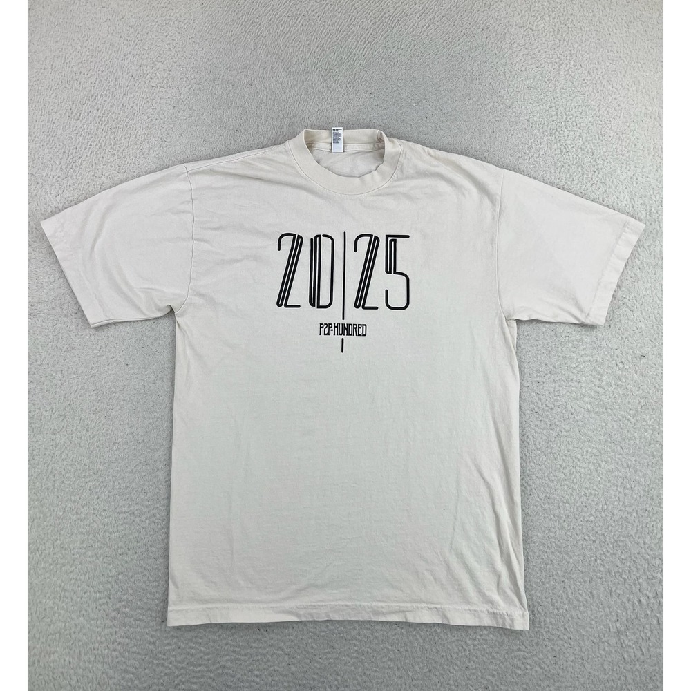 Los Angeles Apparel Shirt Mens Medium P2P Hundred 2025 Running Graphic Tee